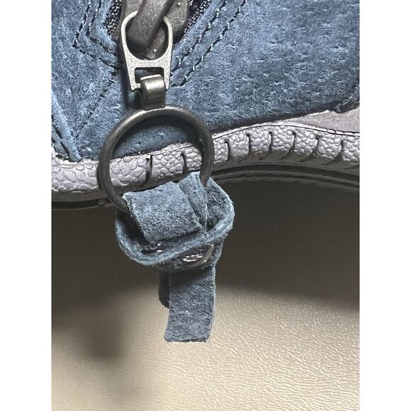 Skechers 49590 Bikers Zappiest Boot Women's size 9.5 Navy Suede Memory Foam - Picture 9 of 14